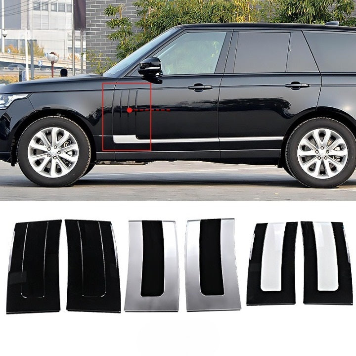 2023 Style Side Air Fender Vents Kit for Range Rover Vogue L405 2013-2022 by Euronavigate - Black, Black/White, Black/Silver